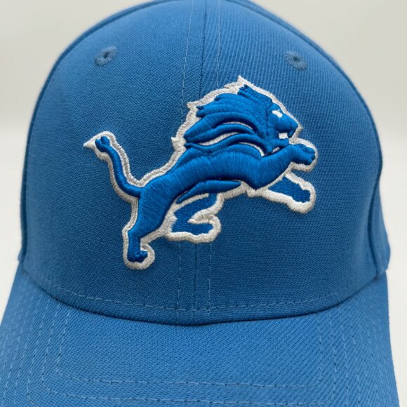 New Era 39THIRTY Detroit Lions Hat Light Blue Cap Fitted Size Medium/Large NFL - Picture 6 of 10